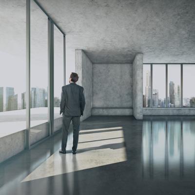 man in office